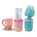 Cat-shaped home travel wash cup can store dental appliances